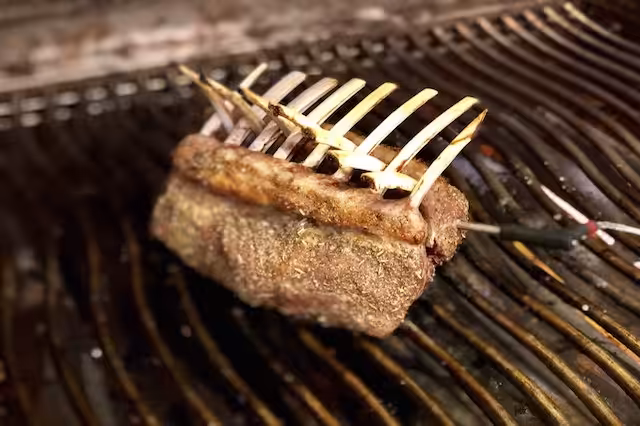 Lammekrone på Grillen