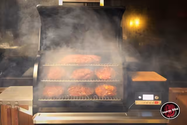 Røg og Nakkefielt som skal laves til Pulled Pork på en Traeger Timberline 850