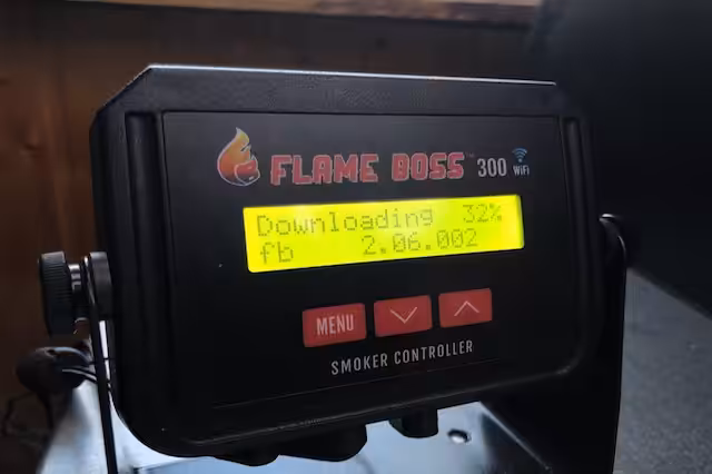 Flame Boss 300 WIFI Pit-Controller - Review Flame Boss 300 WiFi Downloder Update