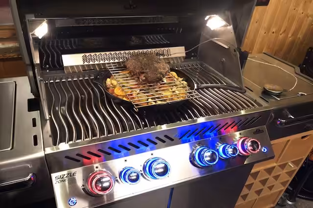 Lammekølle på grillen