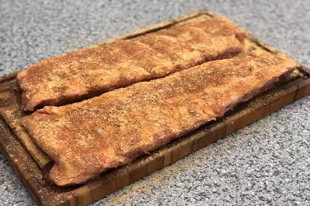Kalve Spareribs - med BBQ Rub