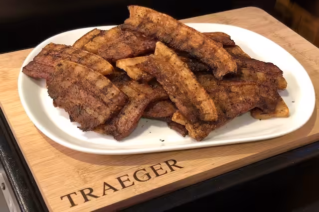 Stegt Flæsk – på træpillegrill, sådan gør du