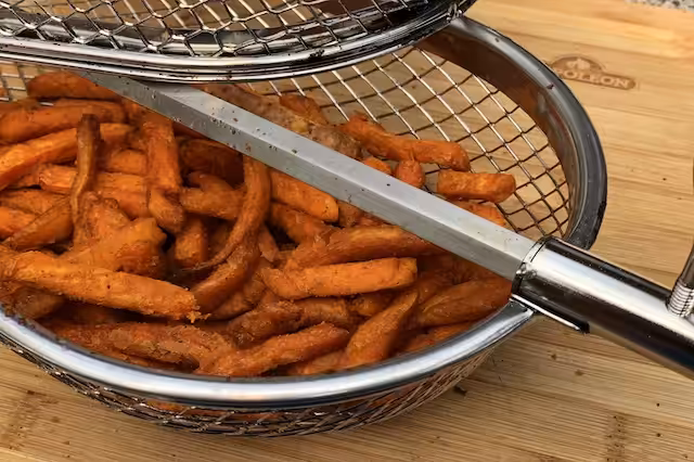 Entrecôte – Sådan griller du den perfekte steak Sødekartofler Pommes Frittes – på Rotisseri fra Grillen