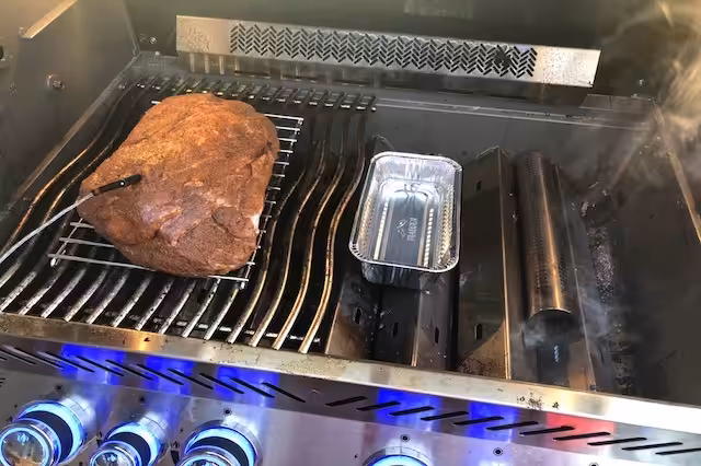 Nakkefilet til Pulled Pork på Gasgrill