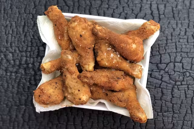 Fried Chicken - Friteret Kylling ben - Kentucky Style