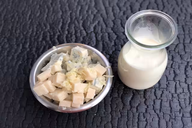 Gorgonzola Sauce - min hjemmelavede Gorgonzolasauce IMG 8864