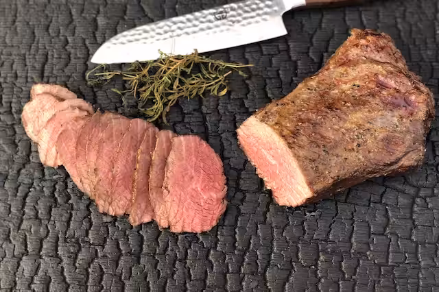 Oksecuvette stegt perfekt på grillen