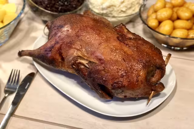 And på Grillen den perfekte andesteg til Jul