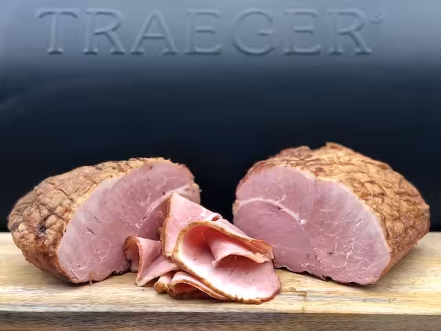 Juleskinke – Røget Juleskinke fra Træpillegrillen