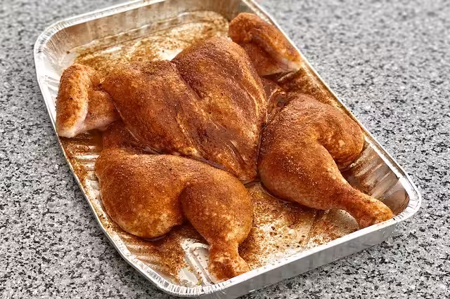Spatchcock Chicken - Ægte American Barbecue Kylling Spatchcock Chicken & Danish BBQ - Sweet Chicks BBQ RUB