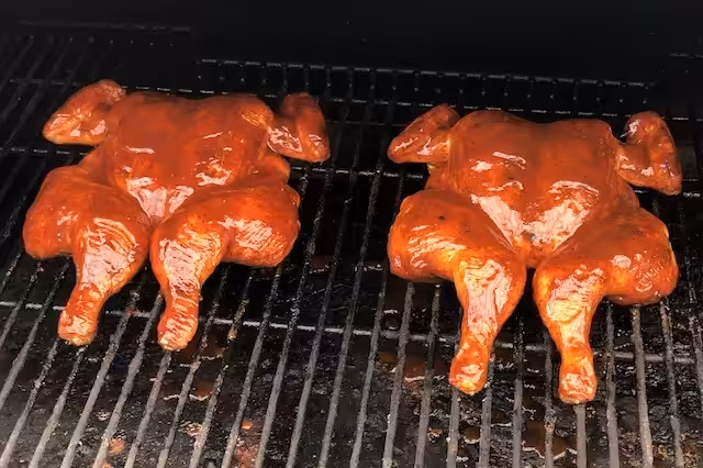 Spatchcock Chicken - Ægte American Barbecue Kylling IMG 7502