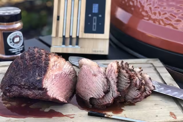 Meater Block Test - trådløs wifi Grill termometer med 4 føler Perfekt grillet Cuvette med MEATER Block