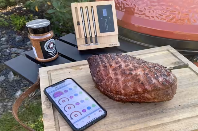 Meater Block Test - trådløs wifi Grill termometer med 4 føler MEATER Block App