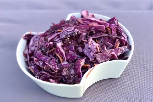 Red Cabbage Slaw – Frugtig Rødkålsalat med Cranberries