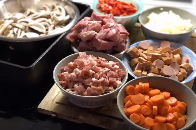 Ingredienser til Mormors Mørbradgryde 