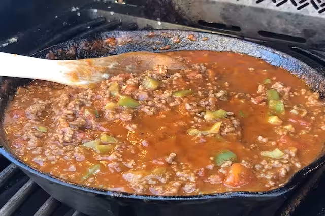 Sloppy Joe ved indirekte varme