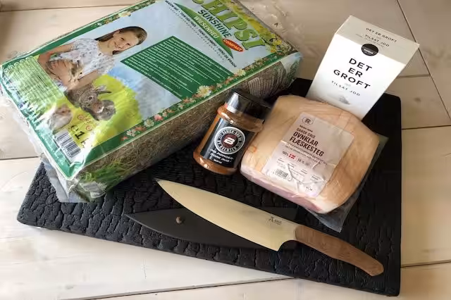 Flæskesteg på Høseng ingredienser