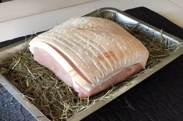 Flæskesteg på Høseng