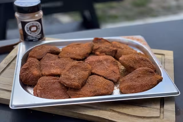 Svinekæber med Danish BBQ Pig Powder BBQ Rub