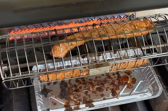 Grillraketter med Bagbrander tændt på Napoloeon Rogue 525SE 