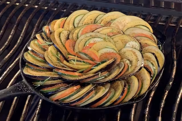 Ratatouille på grillen