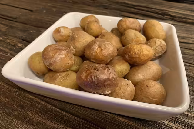 De færdige Saltkartofler