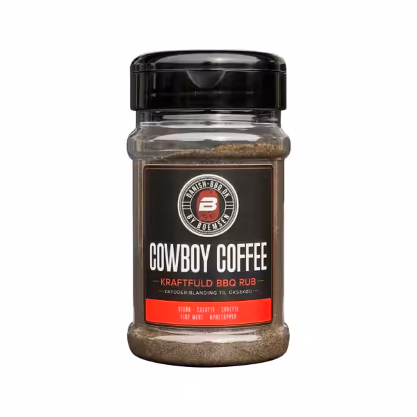 Cowboy Coffee BBQ rub med kaffe til steak og oksekød 230 g