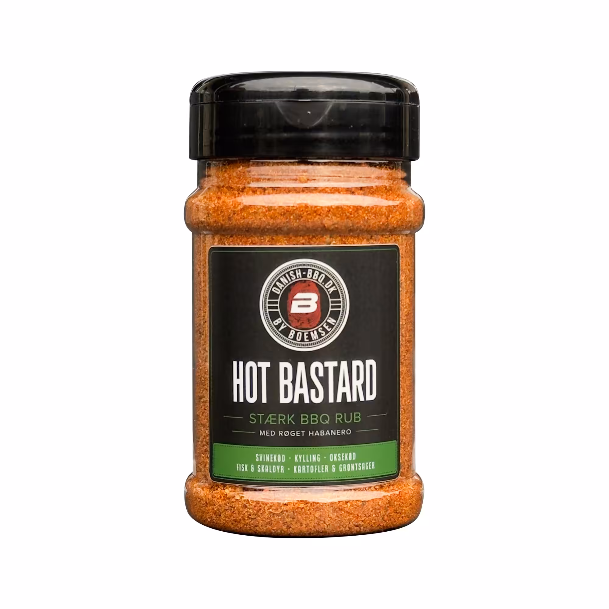 Hot Bastard | Stærk og Røget Habanero BBQ Rub 180g