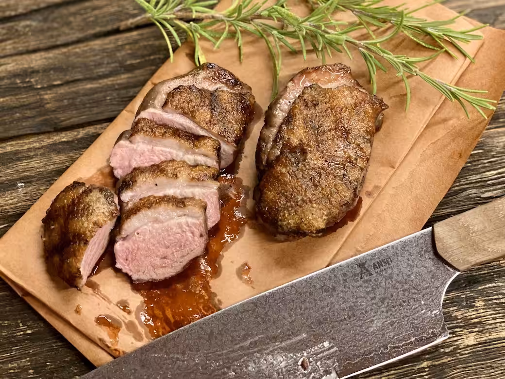 Grilled Andebryst