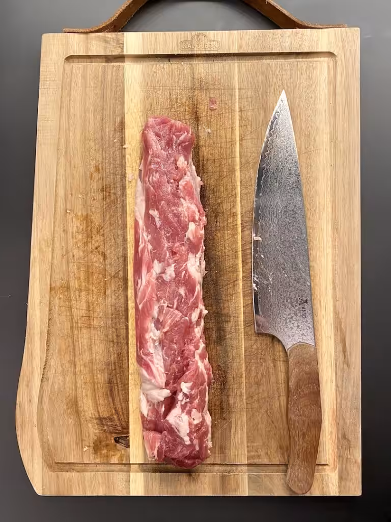 Bacon Wrapped Pork Tenderloin - Svienmørbrad IMG 6921 768x1024