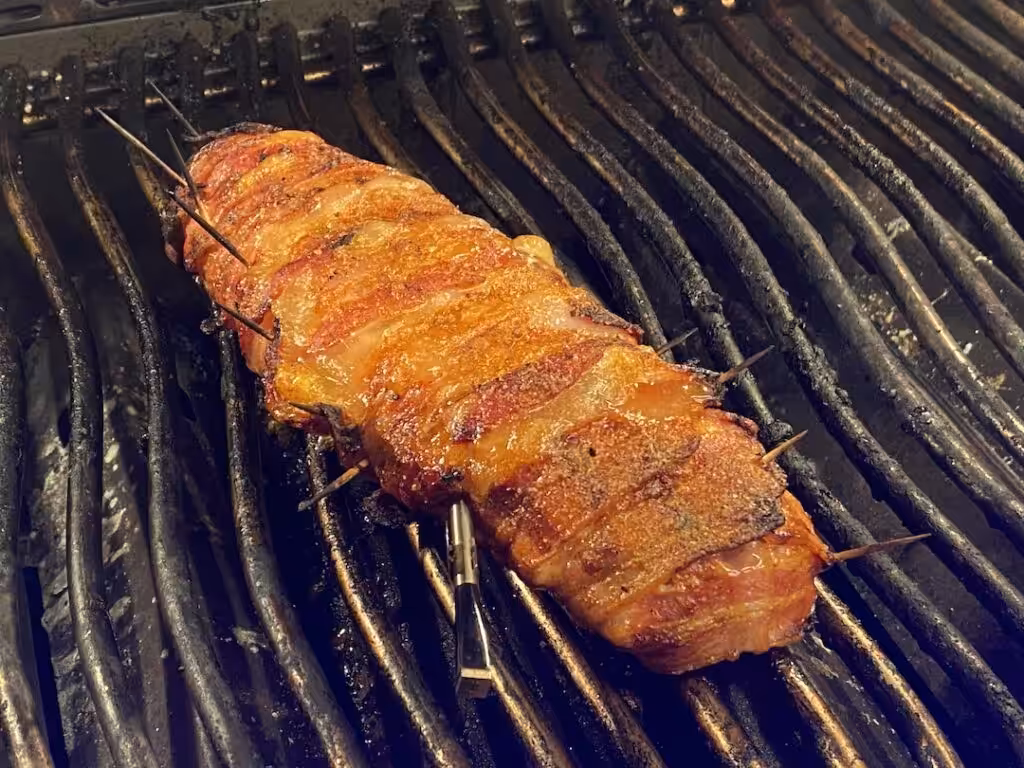 Bacon Wrapped Pork Tenderloin - Svienmørbrad IMG 6942 1024x768