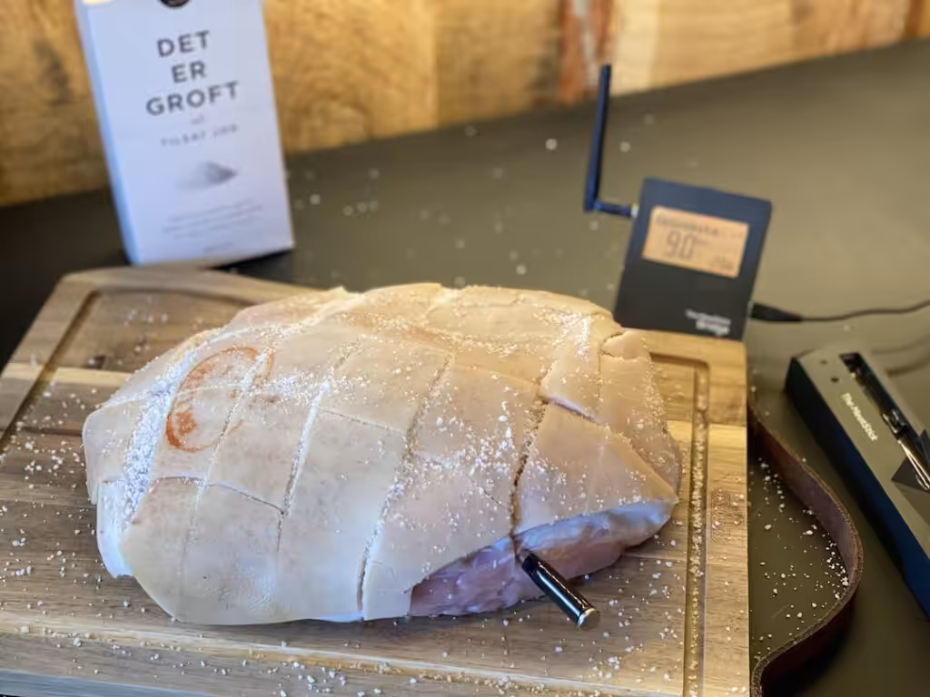 Skinkesteg med Meatstik