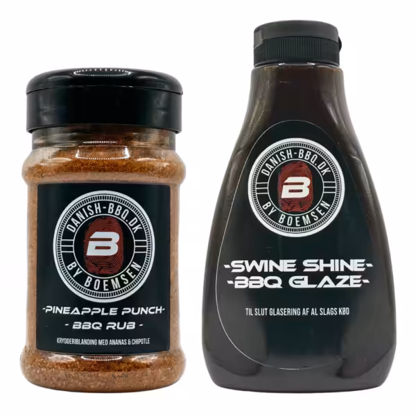 Pineapple Punch BBQ Rub & Swine Shine BBQ Glaze Set