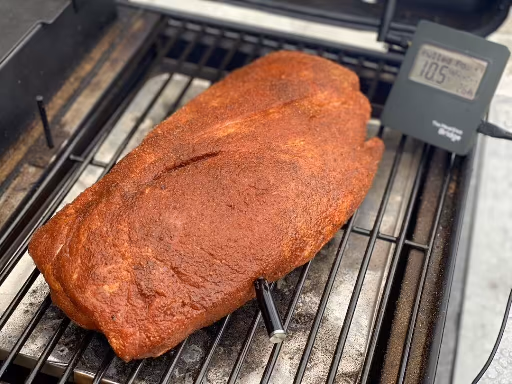 Pulled pork på Traeger Ranger