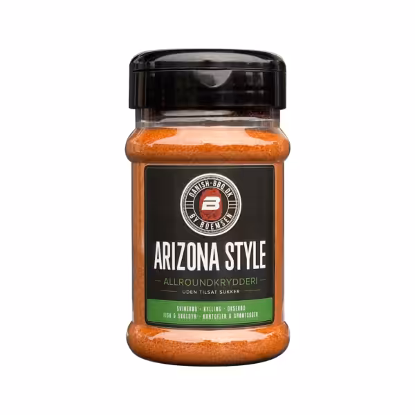 Arizona Style BBQ rub uden tilsat sukker til kød og grøntsager 200 g
