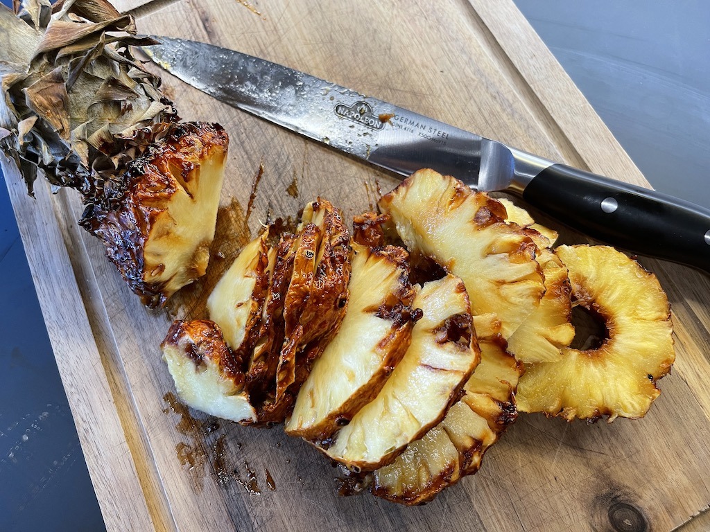 Karamelliseret Ananas på Rotisseri