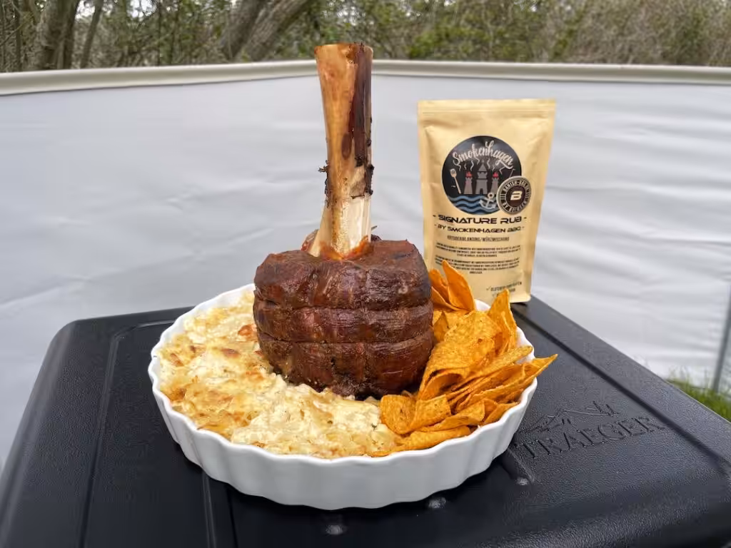 Beef Hammer med Nacho og Mac & Cheese