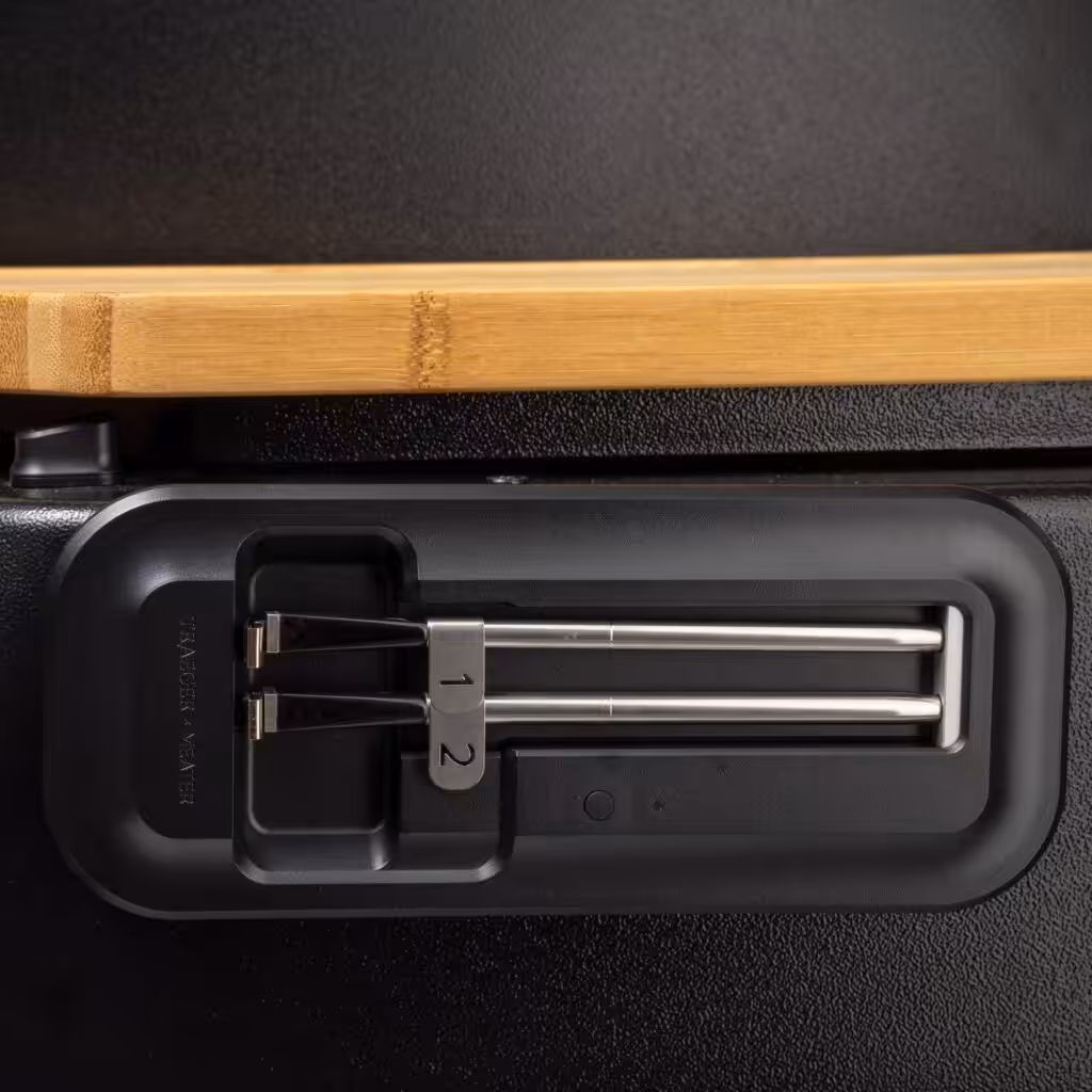 Traeger Timberline XL Preview - den nye Timberline Serie Traeger X Meater 2pk Probes Lifestyle Grill 1024x1024