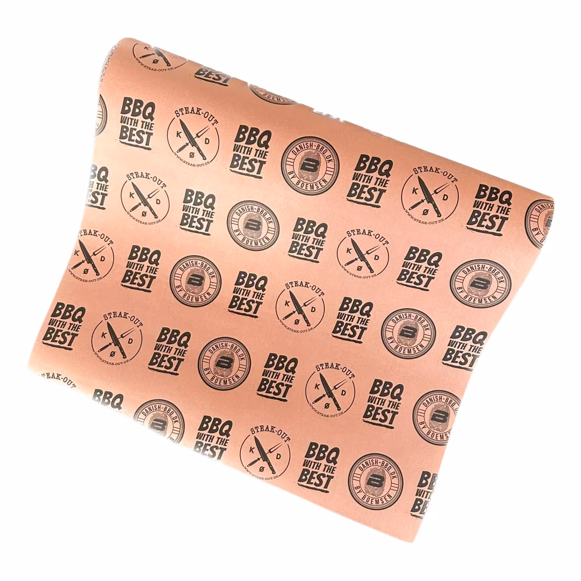 Pink Butcher Paper på Rulle 45cm x 50mtr