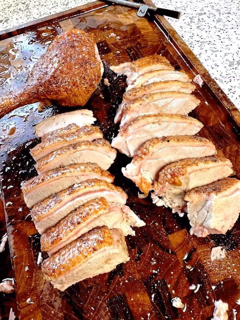 Spatchcoock And klar til servering