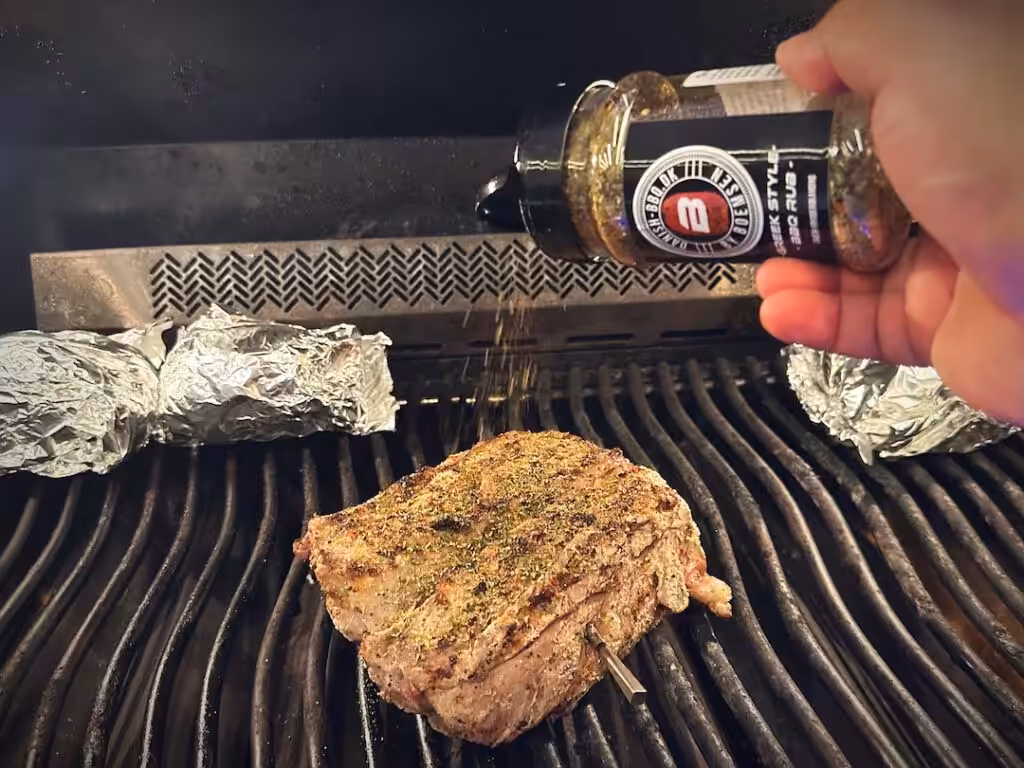 Kalve Ribeye med Greek Style krydderi