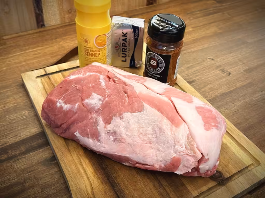Ingredienser til benløse Spare ribs
