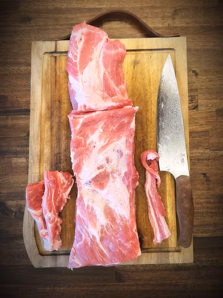 Nakkefilet til Benløse Spareribs