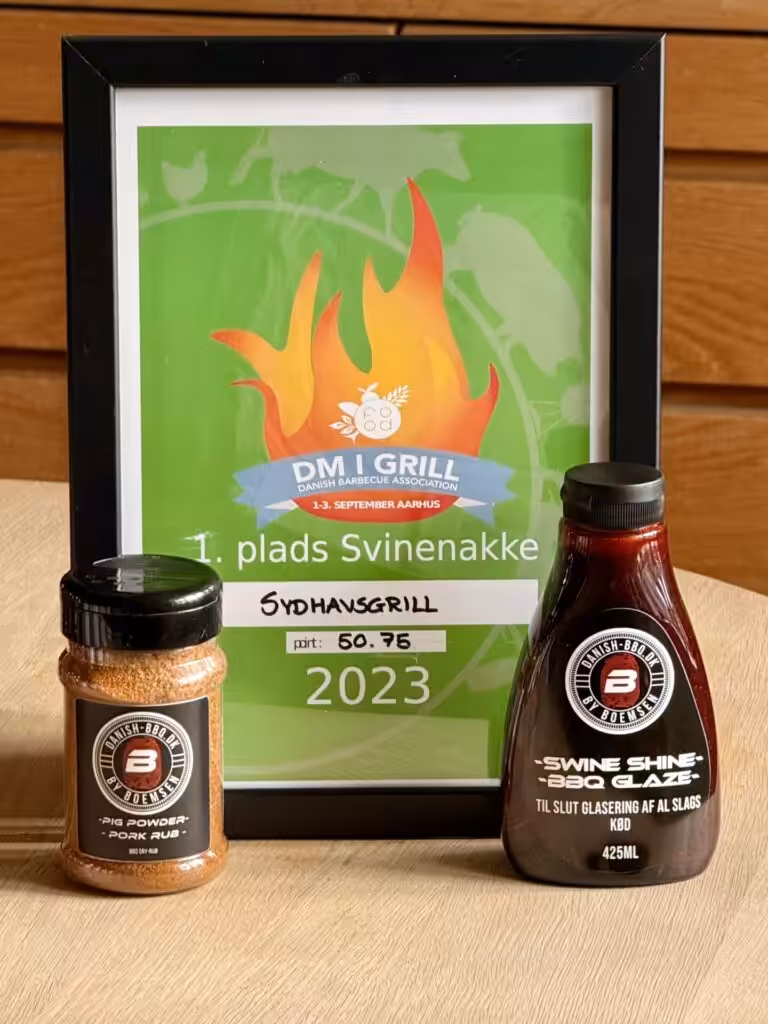 Dankarmsmester 1. Plads i Pulled Pork 2023