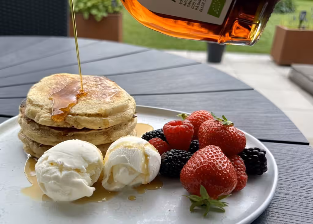 Pancakes på Plancha
