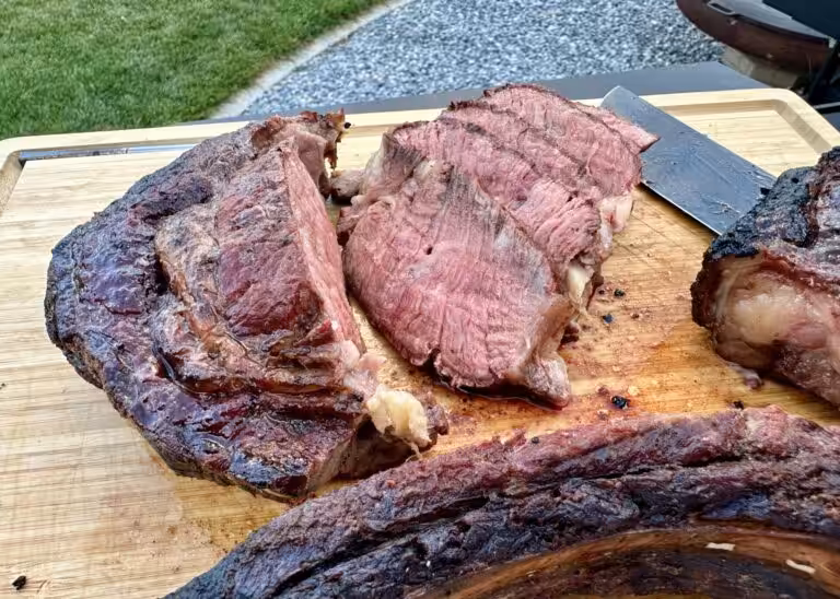 Dryaged Cóte de Boeuf – Caveman style Grillet