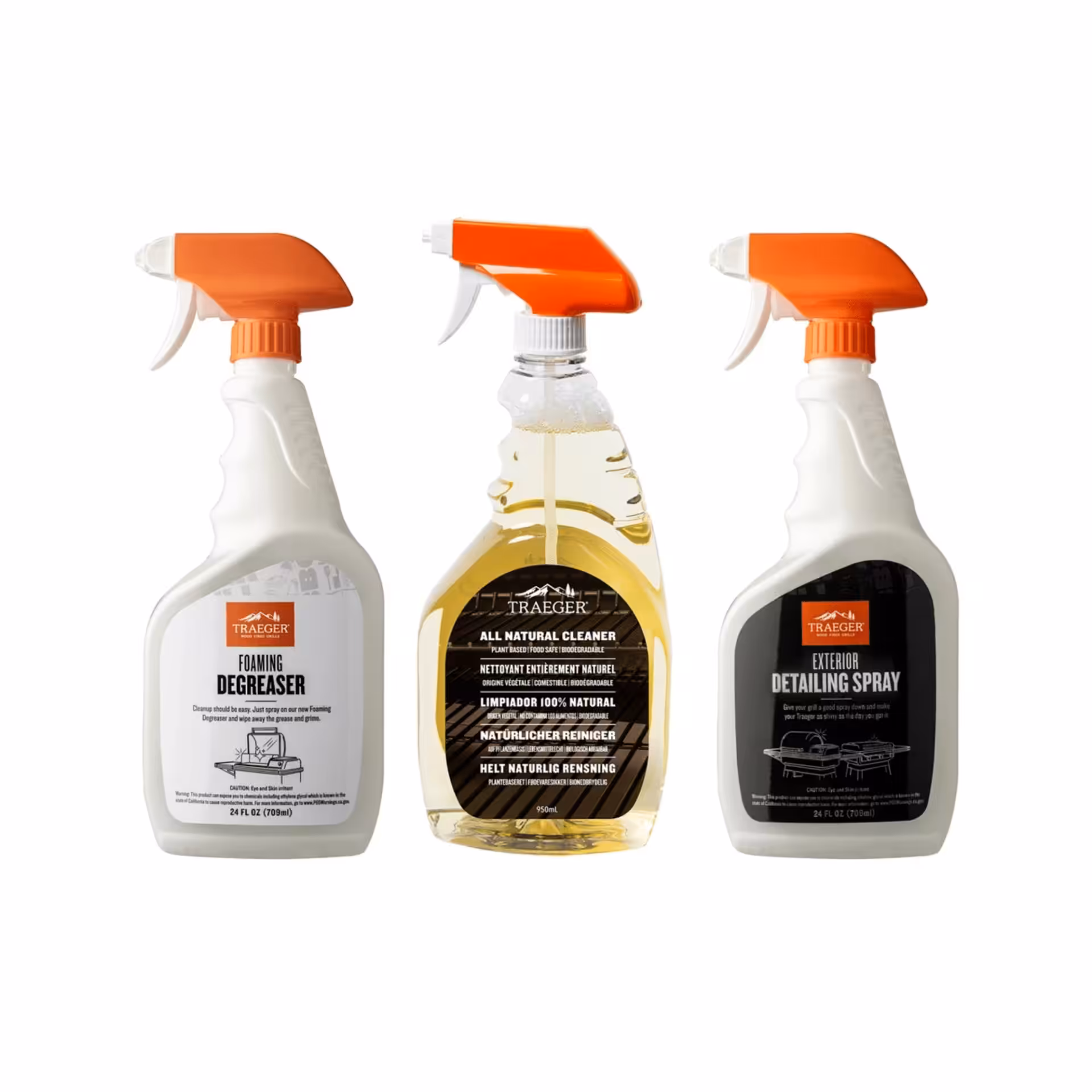 Traeger Cleaner Kit – komplet sæt med skumrens, spray og grillrens