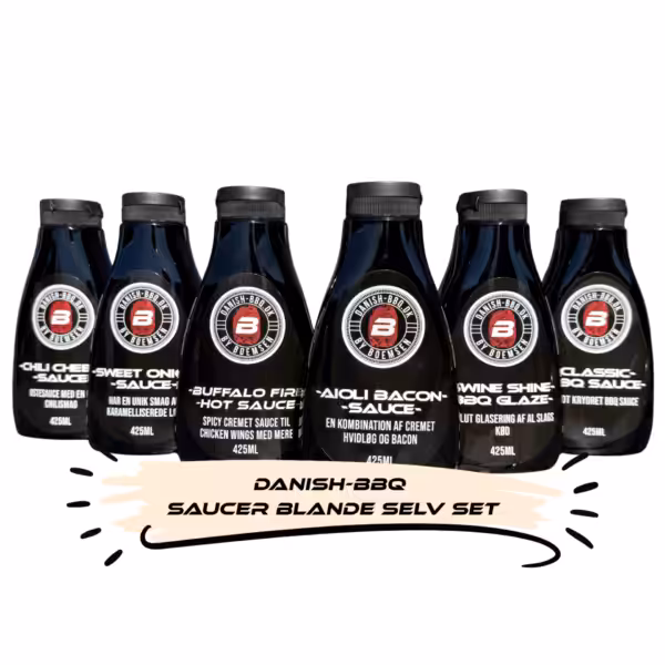 Danish BBQ Sauce Blande Selv 6x 425ml,