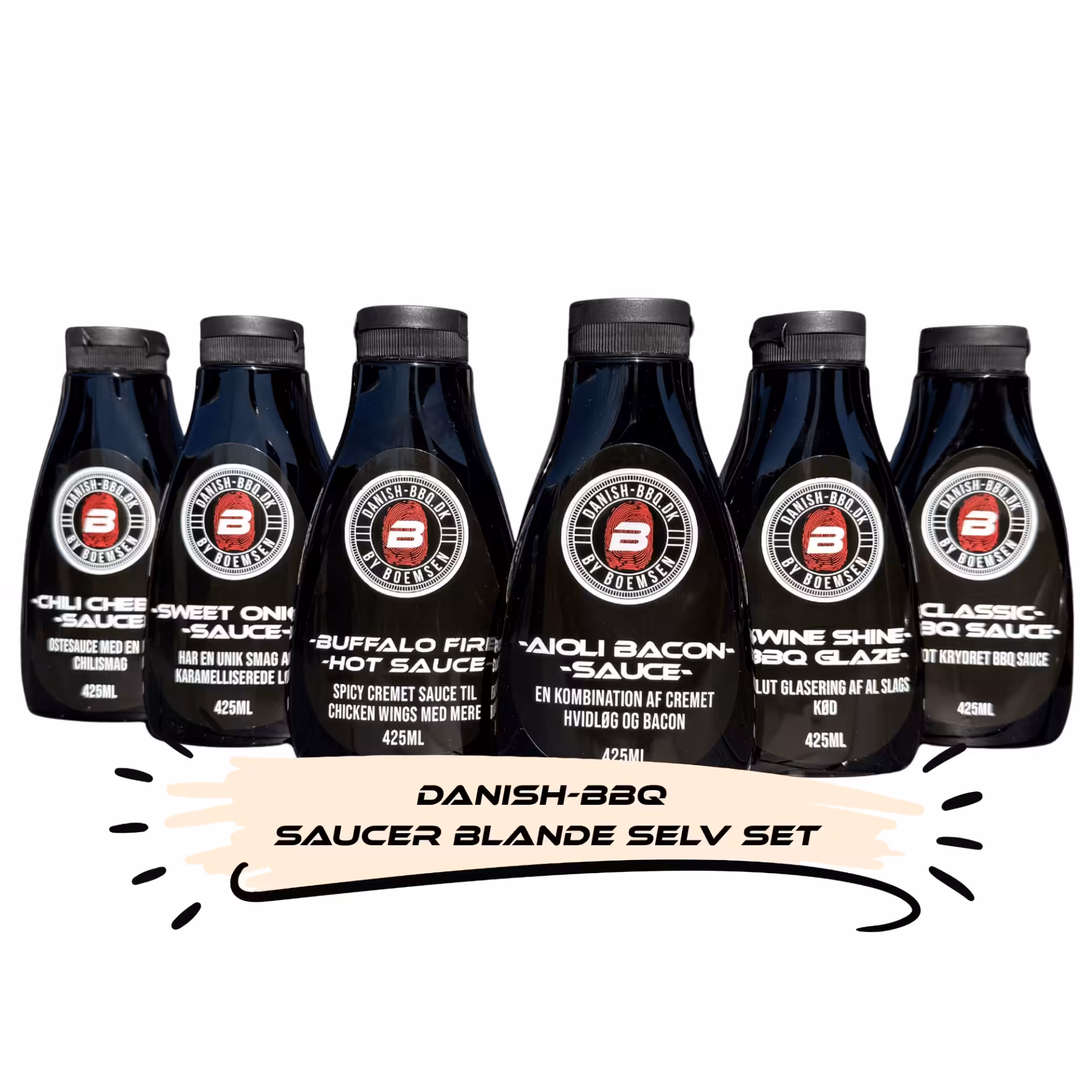 Bland Selv BBQ Sauce Set | Køb 6 – Betal for 5