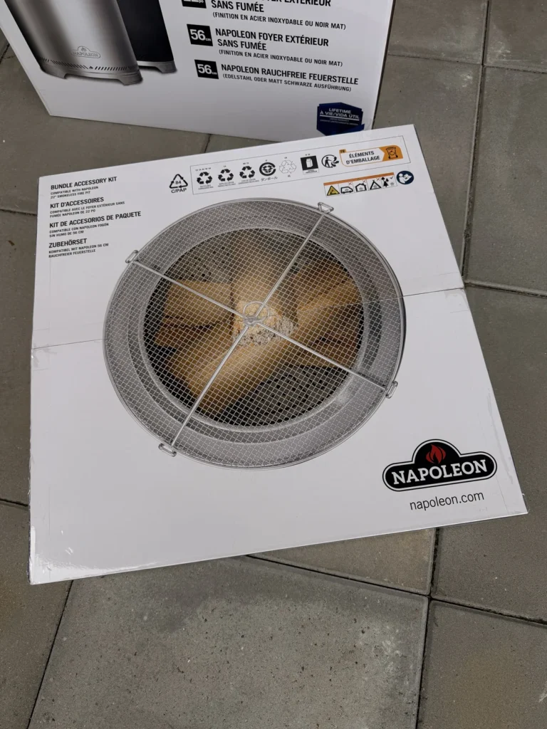 Kasse med Napoleon Timberwolf 57 cm tilbehørssæt